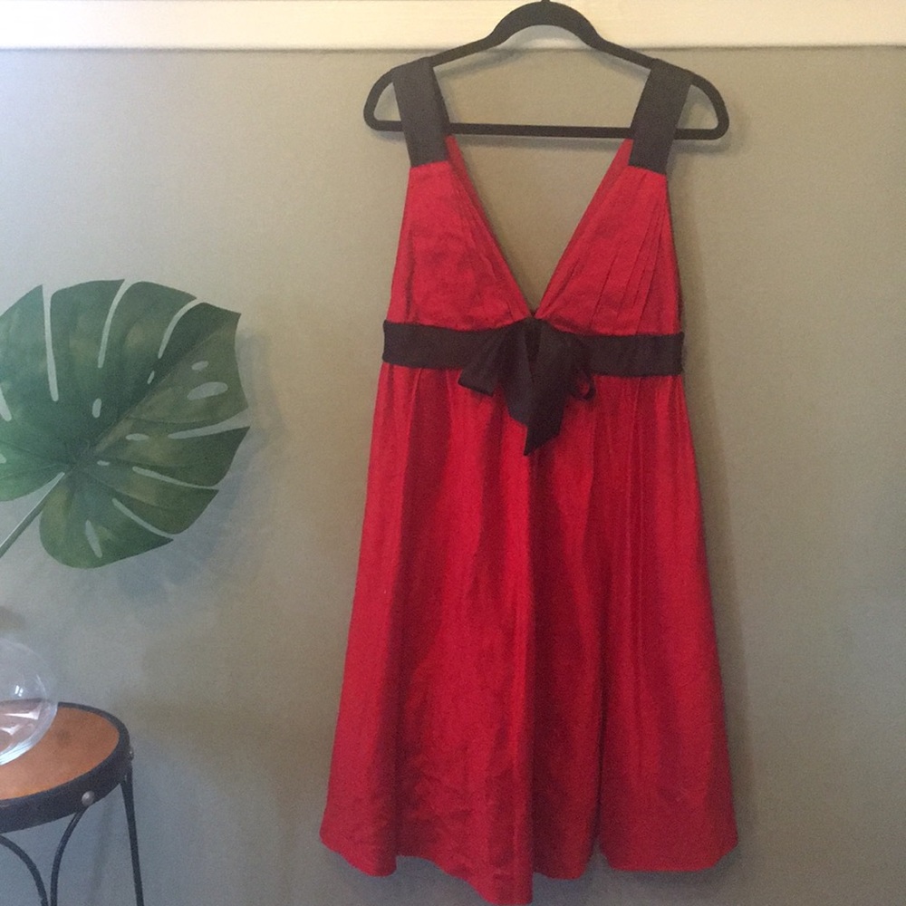 Any 5 for $100! ABS collection Red Silk Cocktail Dress